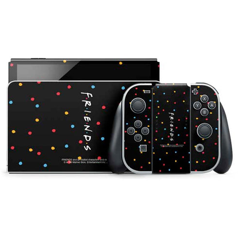 Warner Bros FRIENDS Polka Dots Nintendo Switch OLED (2021) Skin